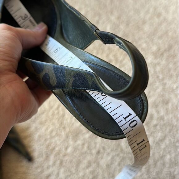 MARC JACOBS HEELS CAMO SLINGBACK PUMPS LEATHER MADE IN ITALY SIZE 39 - Picture 15 of 16
